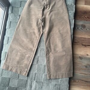 Pilcro by Anthropologie Tan and beige  Wide-Leg Pants Like new condition.